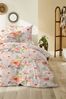 Westminster Satin Bettwäsche 155x220 Blüten Blumen orange puder beige 242003-72 Bild 2
