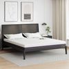 vidaXL Matratze Weiß und Grau 200 x 200 cm Jacquard-Stoff 4106333 Bild 1