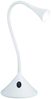 Flexible 2in1 LED Tischlampe & Wandlampe VIPER in Weiß, Schalter am Fuß Bild 2