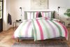 Primera Soft-Seersucker Bettwäsche 135x200 Streifen grün weiß pink 213071-52 Bild 5