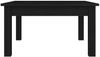 vidaXL Couchtisch Schwarz 55x55x30 cm Massivholz Kiefer 814233 Bild 4