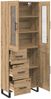 vidaXL Highboard mit Schubladen 2 pcs Artisan-Eiche Holzwerkstoff 3415994 Bild 4