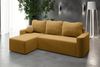 AX LIVING Modern Whimple 3 Sitz Sofa mit Schlaffunktion 240 cm in Senfgelb Bild 2