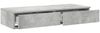 vidaXL Bettschubladen Beton Grau 75 x 36,5 x 16.5 cm Holzwerkstoff 866966 Bild 5