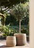 House Nordic Körbe, Kubu Rattan, natur, 2er Set Bild 4