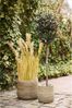 House Nordic Körbe, Kubu Rattan, natur, 2er Set Bild 3