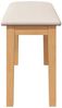 vidaXL Bank 90 cm Massivholz Gummibaum 4102594 Bild 5