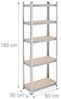 Relaxdays Schwerlastregal mit 5 Ebenen 2er Set Bild 5