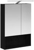 vidaXL Badezimmerspiegelschrank Schwarz Eichen-Optik 50 x 14,5 x 70 cm 889208 Bild 5