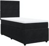 vidaXL Boxspringbett mit Matratze Schwarz 80x200 cm Samt 3294486 Bild 3