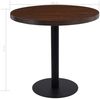 Bistrotisch, Bartisch, Stehtisch Dunkelbraun 80 cm MDF Bild 5