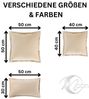 MOON Heimtextilien Kissenhülle 2er Pack 40x40 cm Kissenbezug edle Samt Optik Moon Flora Bild 4