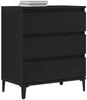 vidaXL Sideboard Schwarz Eichen-Optik 60 x 35 x 70 cm Holzwerkstoff 862596 Bild 3