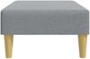 vidaXL Fußhocker Hellgrau 77x55x31 cm Stoff 379553 Bild 5