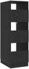 vidaXL Wäscheschrank mit Tür Schwarz Eichen-Optik 50 x 68 x 162 cm 3422793 Bild 2
