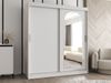 Kleiderschrank Samker 180 cm (Farbe: Weiß, ohne Schubladen) Bild 2