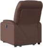 vidaXL Relaxsessel mit Aufstehhilfe Braun Kunstleder 3204660 Bild 5
