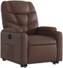 vidaXL Relaxsessel mit Aufstehhilfe Braun Kunstleder 3204660 Bild 4