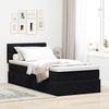 vidaXL Ottomane Bett mit Matratze & LEDs Schwarz 80x200 cm Samt 3312658 Bild 4