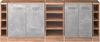 Küchenschrank für Dachschrägen R-Line Beton 210 cm 5er Set Schrankkorpuss 60 cm Tiefe Vicco Bild 3