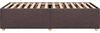 vidaXL Bettgestell ohne Matratze Dunkelbraun 90x190 cm Stoff 3284697 Bild 5