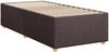 vidaXL Bettgestell ohne Matratze Dunkelbraun 90x190 cm Stoff 3284697 Bild 3