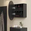 Badspiegelschrank Loki Anthrazit 60 x 60 cm mit 2 Fächern Vicco Bild 5