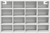 vidaXL Schuhschrank mit Regal Weiß 103 x 30 x 67 cm Holzwerkstoff 808729 Bild 5