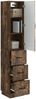 vidaXL Schrankset 2 pcs Geräucherte Eiche 33 x 34,5 x 87 cm 3416813 Bild 2