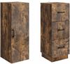 vidaXL Schrankset 2 pcs Geräucherte Eiche 33 x 34,5 x 87 cm 3416813 Bild 3