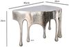 FINEBUY Wandregal FB77468 45cm Aluminium Silber Hängeregal Schweberegal Wandboard Metall, Originelles Hängeregal in edler Tropfenoptik, Komplett aus robustem Aluminium gefertigt Bild 3