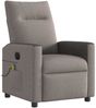 vidaXL Massagesessel Elektrisch Taupe Stoff 3324050 Bild 4