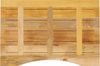 vidaXL Schreibtischplatte mit Aussparung 100x50x2,5cm Massivholz Mango 370179 Bild 5