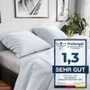 Wolkenfeld Bettwäsche Renforcé Bettwäsche Baumwolle - Natürlich weiches Schlafgefühl, Renforcé, 3 teilig, 135x200 cm, 155x220 & Übergrößen I inkl. Kissenbezüge 80x80 I uni Bild 1