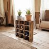 6er Set Holzkisten Weinkisten Obstkiste Klein Geflammt Regal aus Holz 40x30x25cm Bild 4