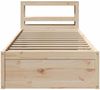 vidaXL Massivholzbett mit Kopfteil 90x190 cm Kiefer 3306363 Bild 4