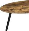 Couchtisch Viborg 109,5 x 59,5 x 39,5 cm dunkler Holzton en. casa Bild 3