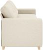 vidaXL 3-Sitzer-Sofa Beige 220 cm Leinenmischgewebe 4105097 Bild 5