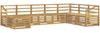 vidaXL Outdoor-Sofagarnitur 8 pcs Weiß 304 x 185,5 x 73 cm 3392329 Bild 2