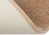 Gözze - Premium Rutschfester Runder Badezimmerteppich, RIO, 100% Microfaser, Ø 110 cm - Sand Bild 2