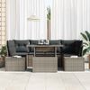 vidaXL Garten-Sofa-Set mit Kissen 7 pcs Grau 3357852 Bild 3