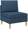 vidaXL Modular Sofa Set mit Stauraum 4 pcs Blau Stoff 3413715 Bild 5