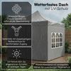 STEELSØN 'Rynara' Premium Pavillon 3x3 m, grau, wasserdicht, stabil und UV-beständig, Faltpavillon 3-fach höhenverstellbar, Gartenpavillon mit 4 Seitenteilen, Pop Up Pavillon inkl. Tragetasche Bild 4
