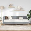 vidaXL Eckbettgestell Hellgrau 80 x 200 cm Stoff 3394101 Bild 4