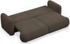 Selsey 'Tvoya' 3-Sitzer Schlafsofa mit Bouclé-Bezug, Braun Bild 4