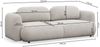 Selsey 'Tvoya' 3-Sitzer Schlafsofa mit Bouclé-Bezug, Braun Bild 5