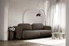 Selsey 'Tvoya' 3-Sitzer Schlafsofa mit Bouclé-Bezug, Braun Bild 3