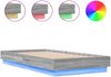 vidaXL Bettgestell mit LED Grau Sonoma-Eiche 75x190 cm 839551 Bild 2