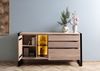 Sideboard Akazie / Altholz 180x40x90 natur lackiert DENVER #111 Bild 4