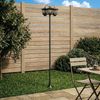 vidaXL 3-Kopf Laternenpfahl Schwarz 16 x 16 x 187 cm Aluminium und ABS 42042695 Bild 3